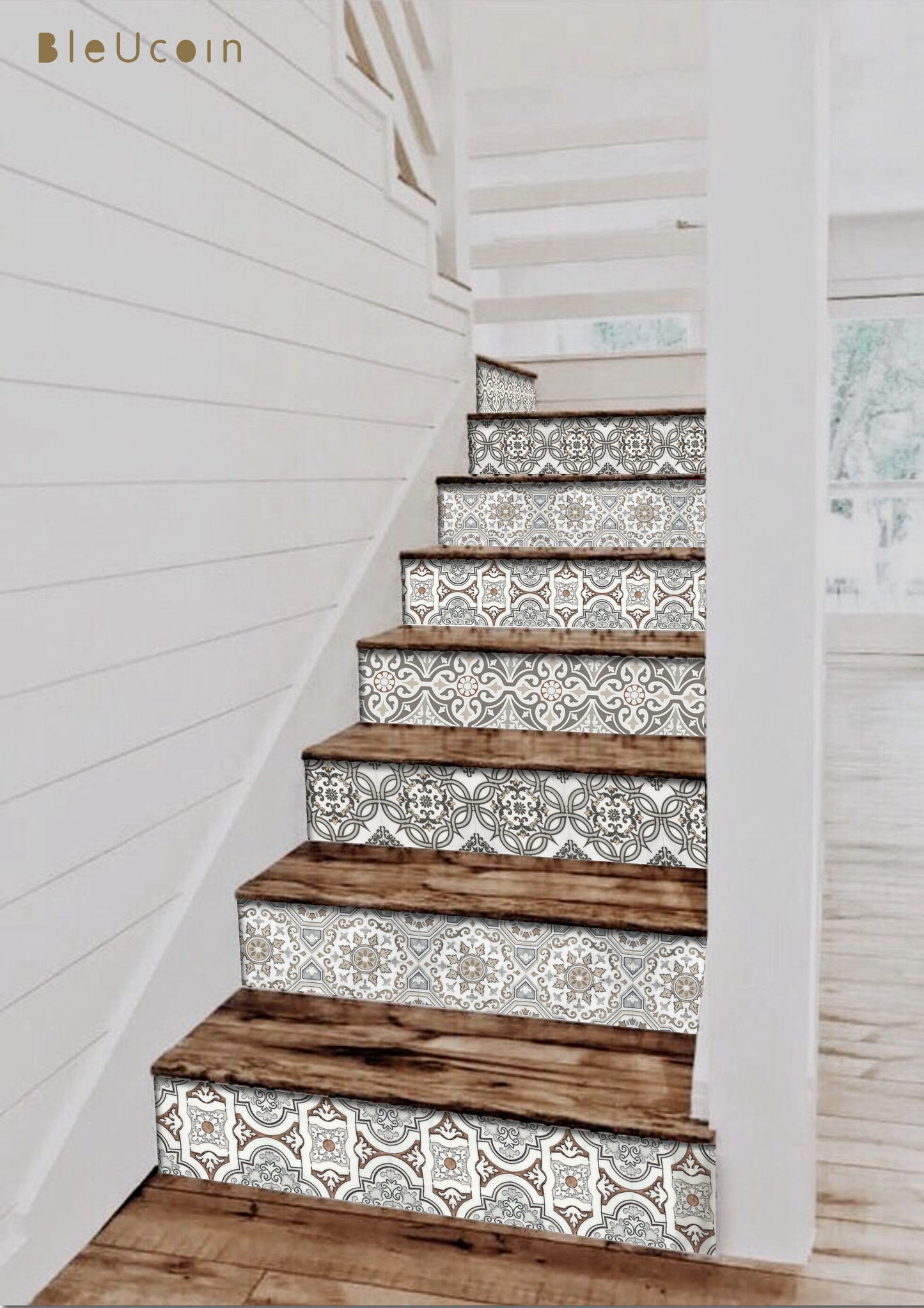 Art Deco Peel & Stick Stair Strip