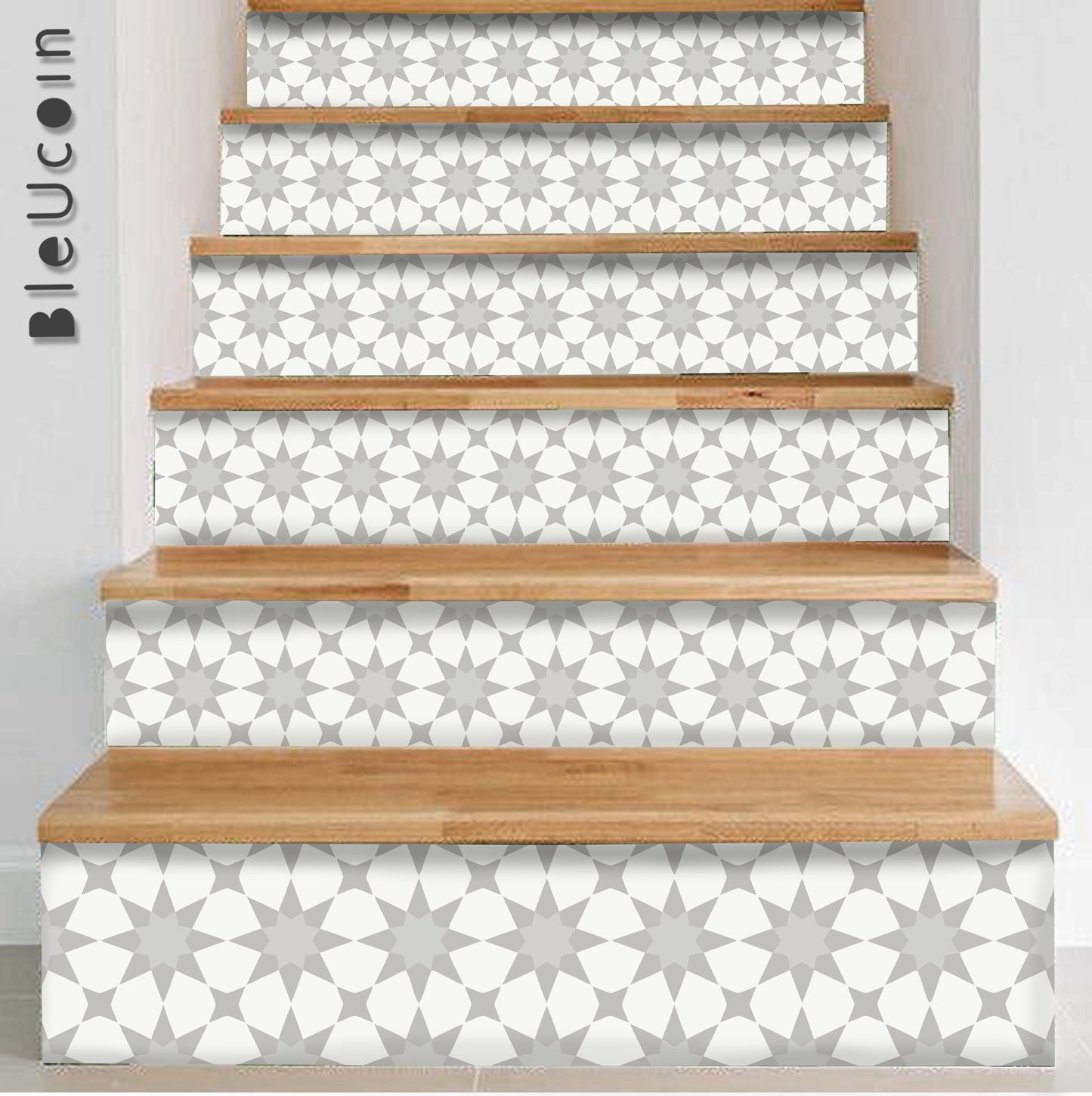 Pacific Grey Peel & Stick Stair Strip