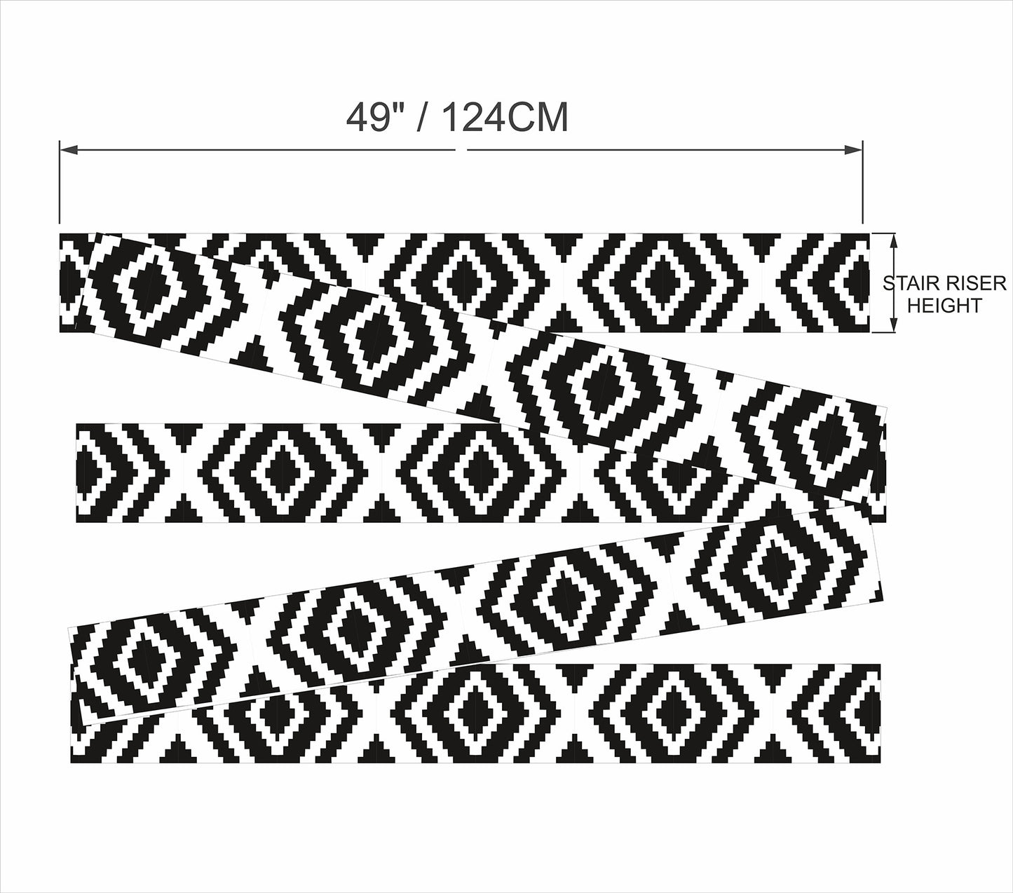 Pixel Peel & Stick Stair Strip