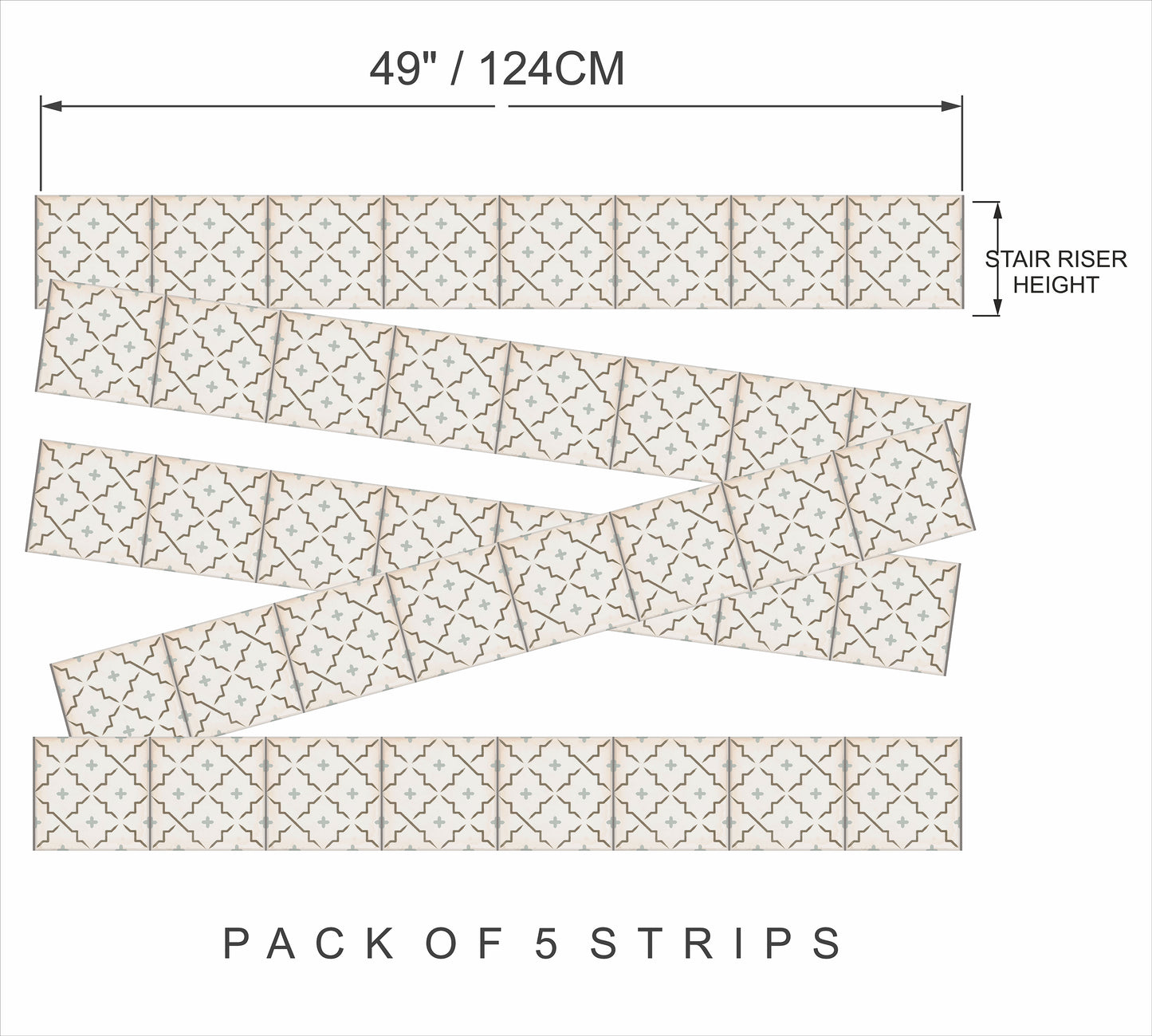 Cannes Peel & Stick Stair Strip