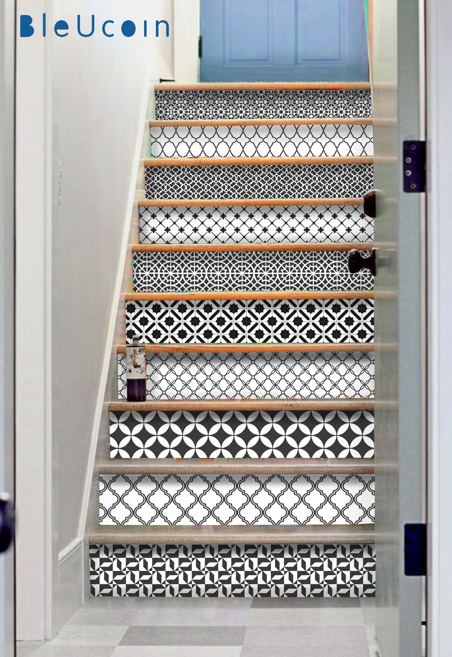 Geometric Peel & Stick Stair Strip