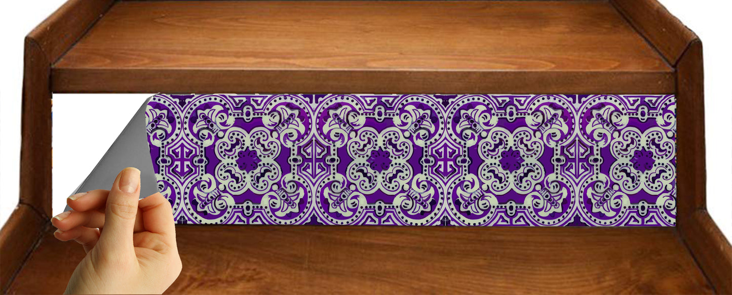 Aubergine Peel & Stick Stair Strip