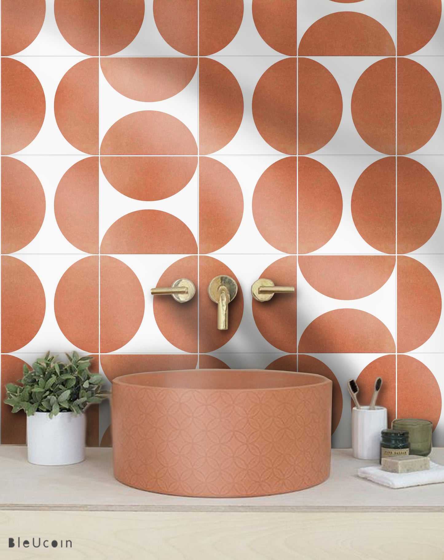 Parma Ginger Peel & Stick Tile