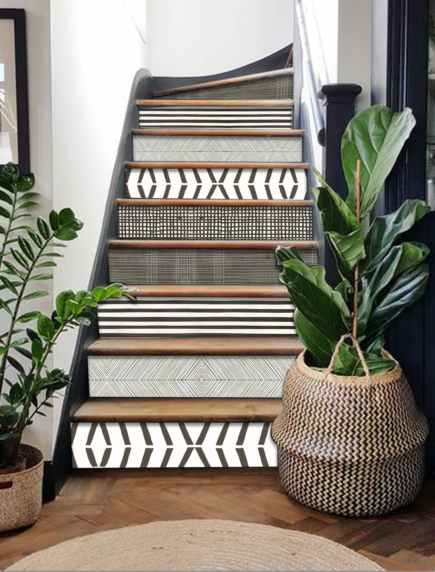 Hanover Grey Peel & Stick Stair Strip