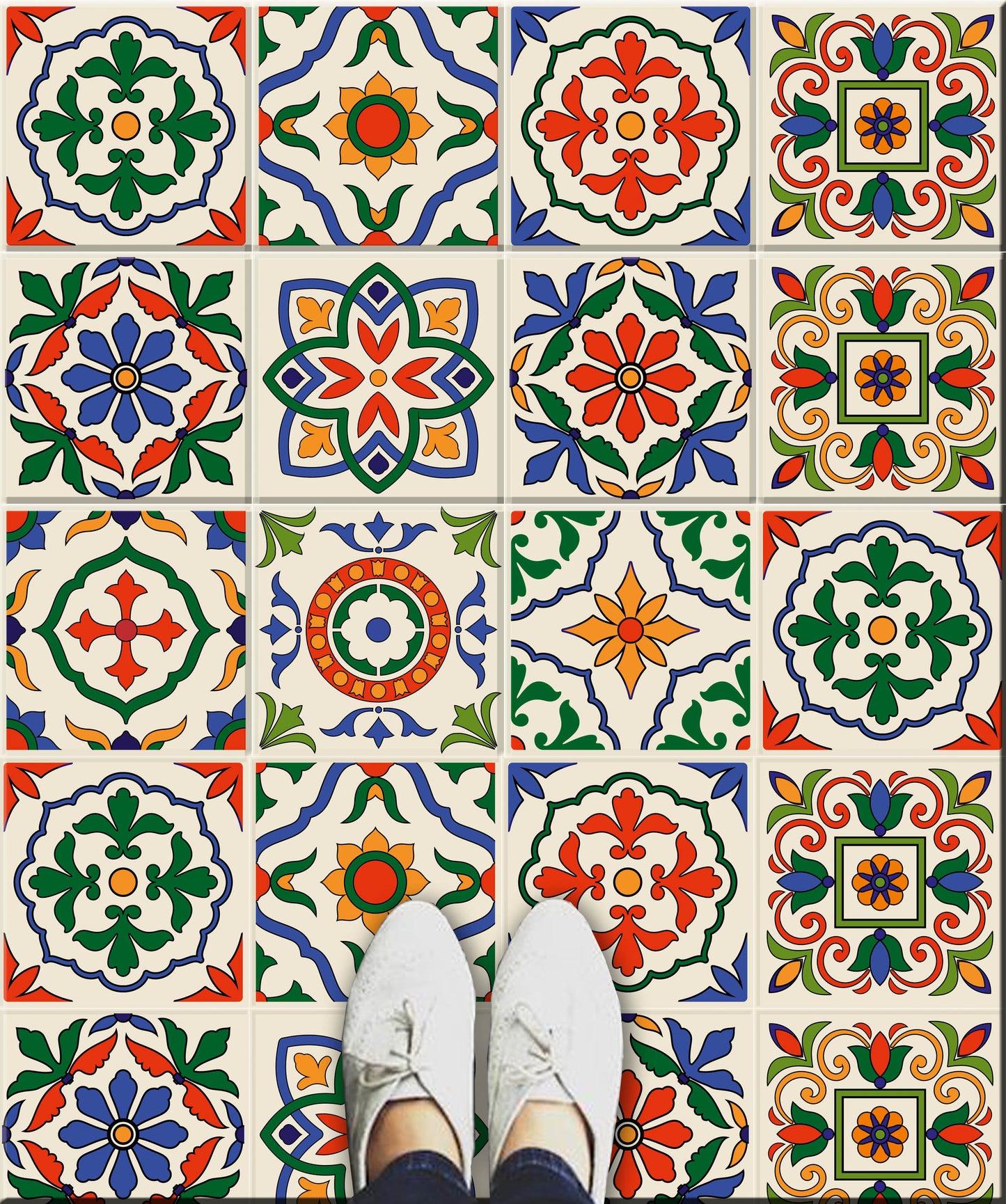 Santorini Peel & Stick Anti Slip Flooring