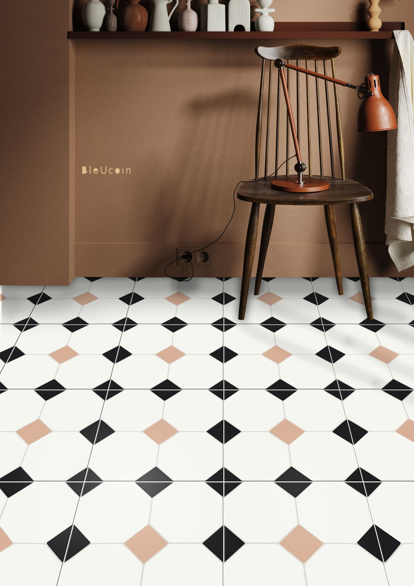 Warsaw Peach Peel & Stick Anti Slip Flooring