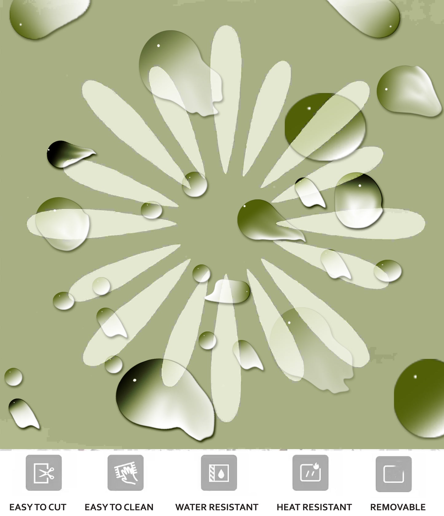 Pithora Olivine Peel & Stick Tile