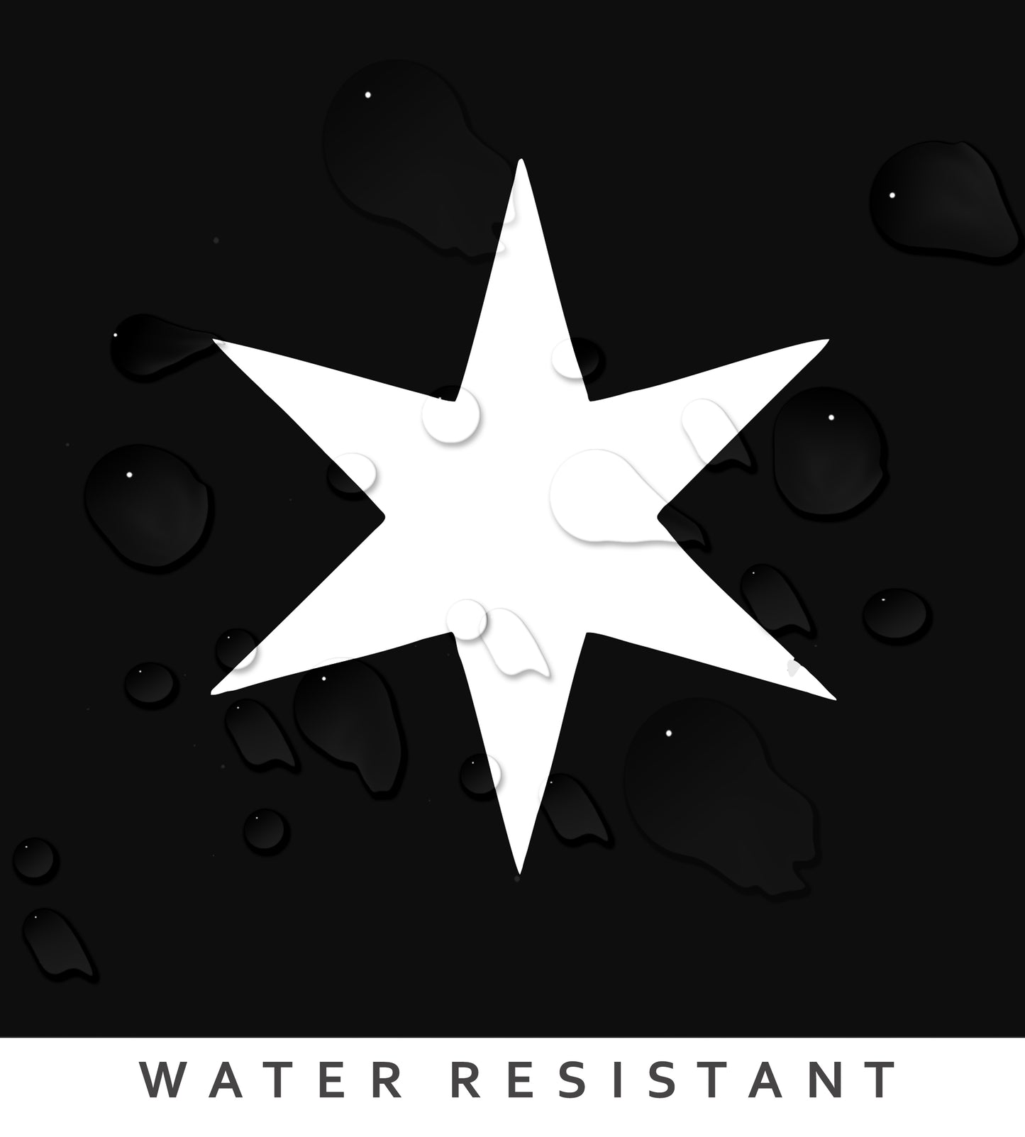 Star Black Peel & Stick Tile