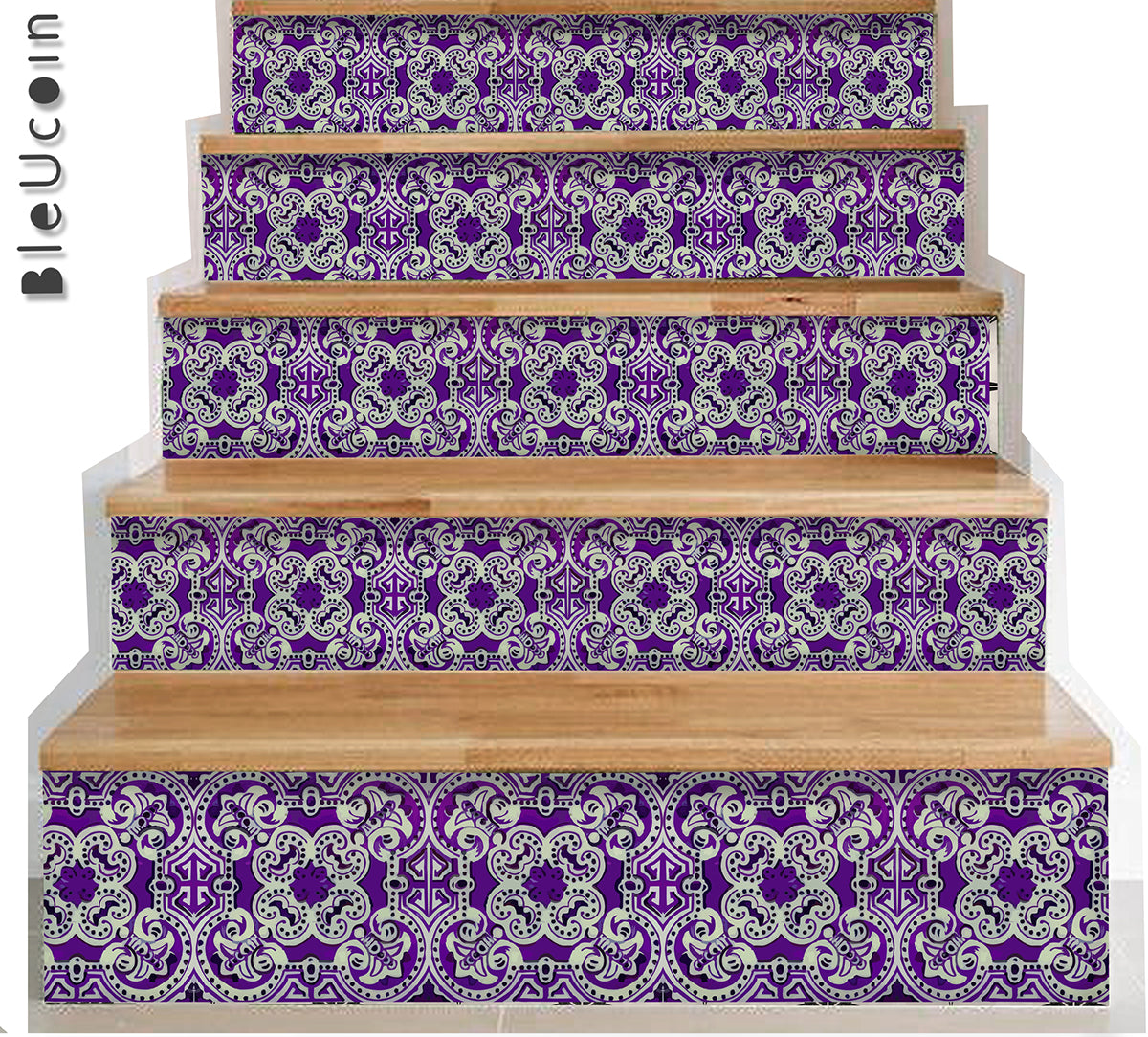Aubergine Peel & Stick Stair Strip