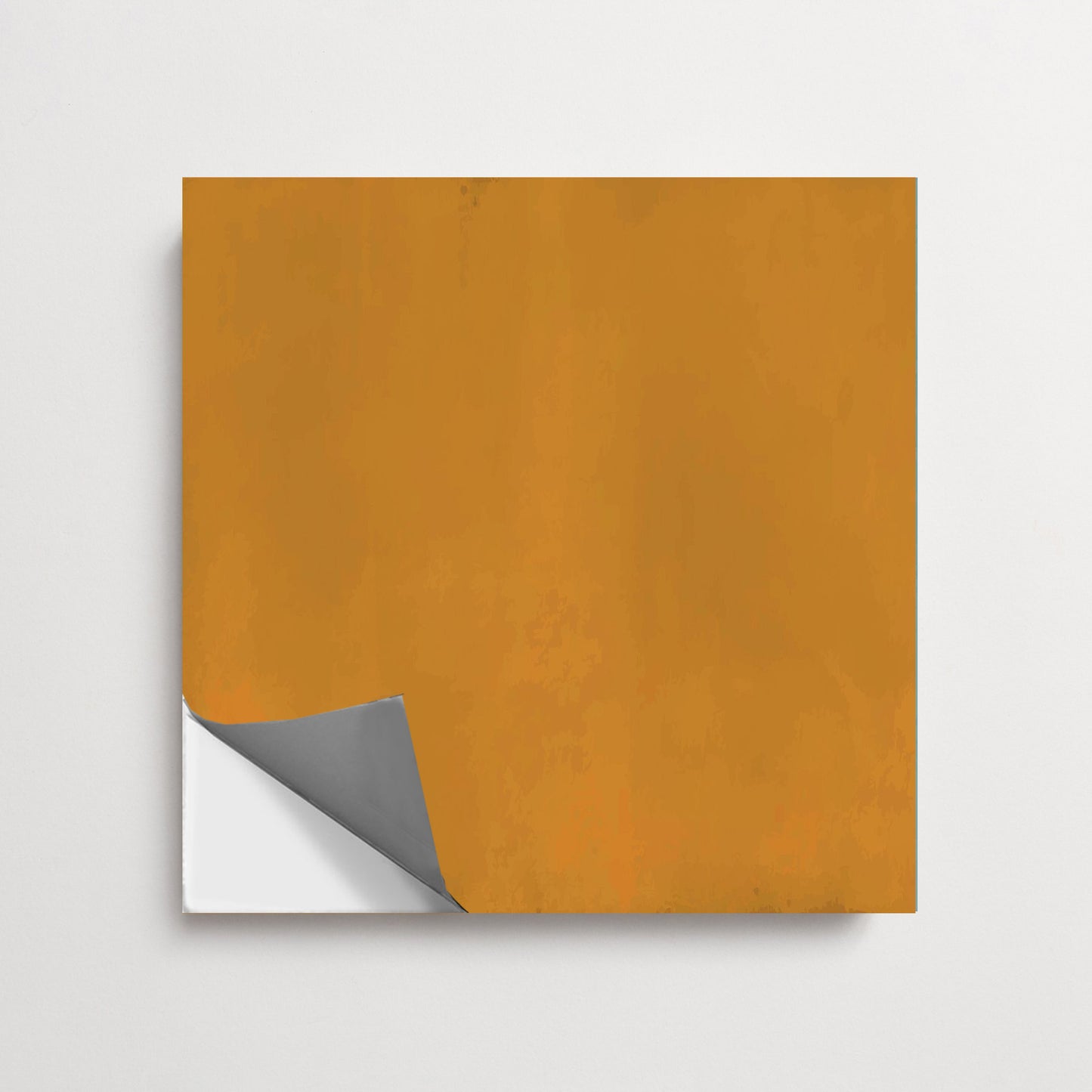 Sunrise & off White Checker Peel & Stick Tile