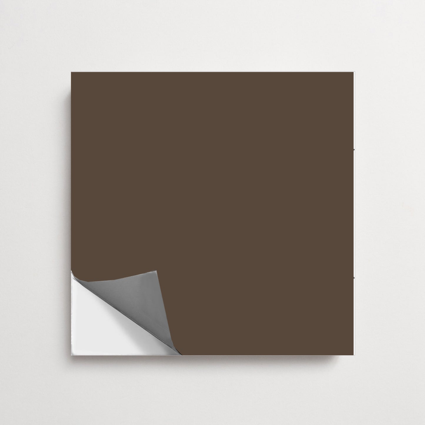 Brunette & off White Checker Peel & Stick Tile