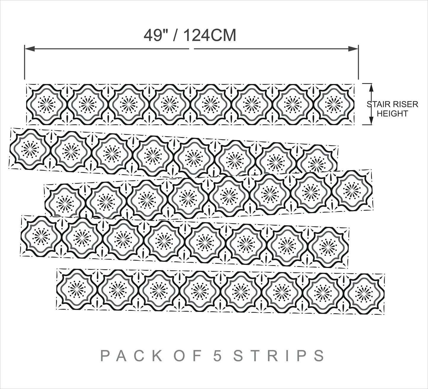 Belmount Peel & Stick Stair Strip