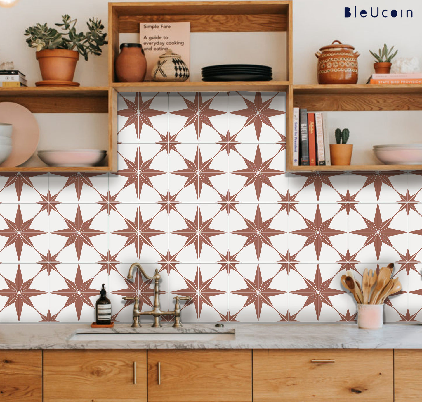 Positano Rust Peel & Stick Tile