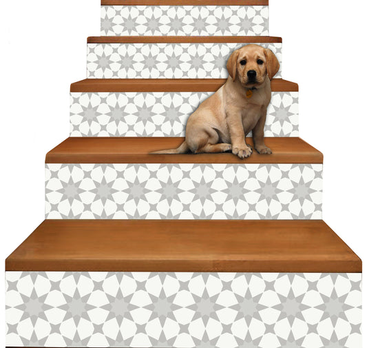 Pacific Grey Peel & Stick Stair Strip
