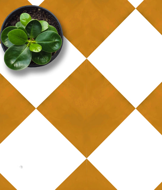 Sunrice & off-White Checker Anti Slip Flooring