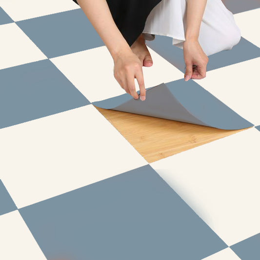 Ocean & off-White Checker Anti Slip Flooring